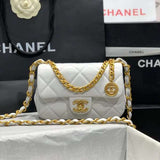 Zivas Charm Polished Finish Luxury Handbag (Polished Everyday Piece) – Close-Up Detail