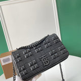 Refined Premium PU Leather Handbag - Sleek Minimalist Lines | Women's Statement Accessory #1111 - back view (image 4) of designer-inspired handbag