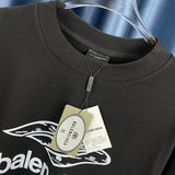 Balenciaga t-shirt close-up — premium authentic designer style