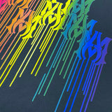 Close-up of Amiri t-shirt craftsmanship