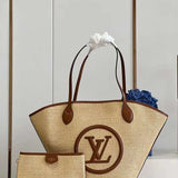 Front view of refined signature women's handbag – women's designer-style accessory