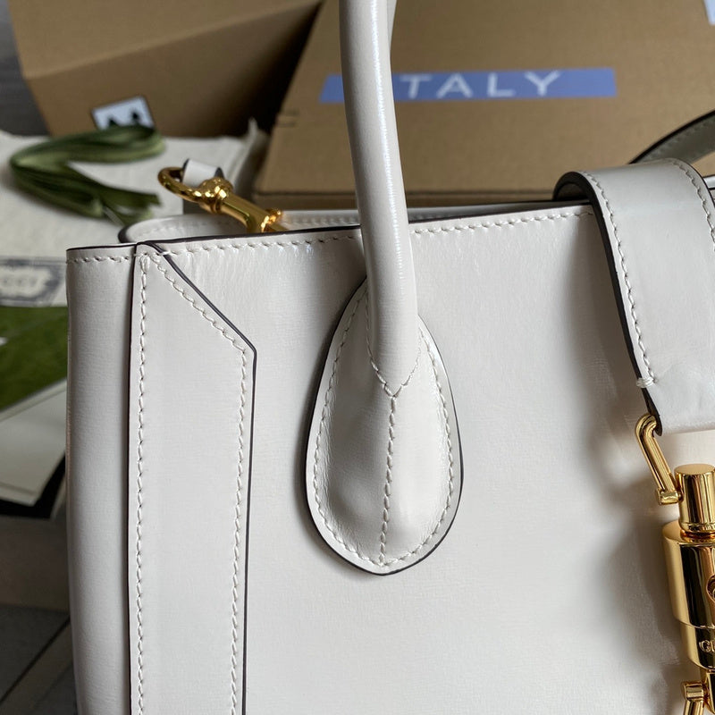 Interior view of structured statement women's handbag – women's statement bag