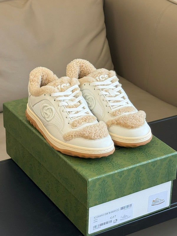 Gucci muted earth tones luxury sneakers view 7 cushioned comfort fit