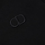 Flat lay presentation of Polo cotton polo shirt with logo-detail design