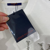 Back view of Louis Vuitton cotton t-shirt with streetwear-inspired cut