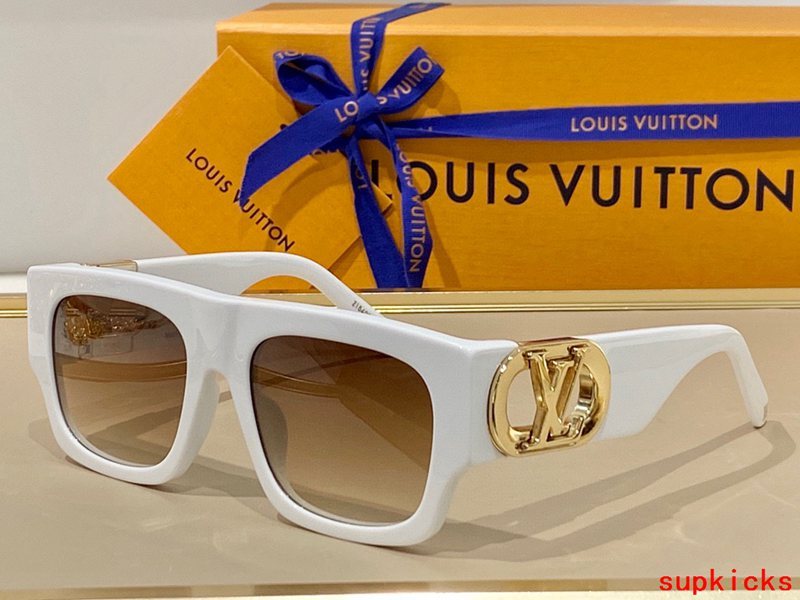 Angled view of Louis Vuitton unisex sunglasses