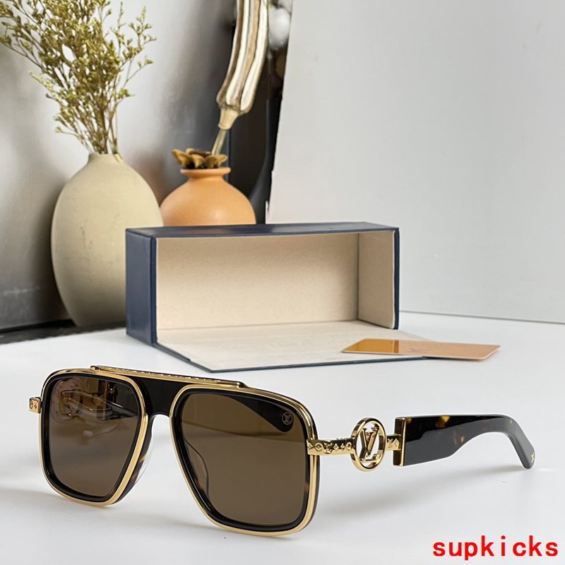 Angled view of Louis Vuitton unisex sunglasses