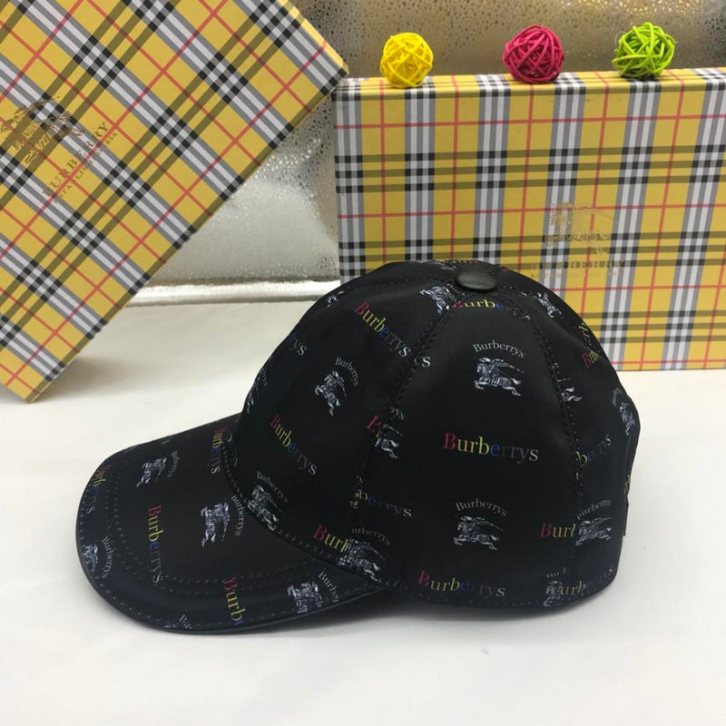 Front view of Burberry unisex cap