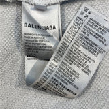 Close-up of Balenciaga designer clothing craftsmanship