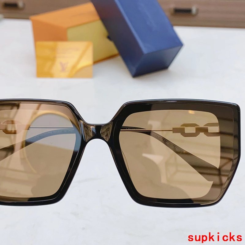 Side view of Louis Vuitton unisex sunglasses