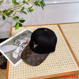 Close-up detail view of Louis Vuitton unisex cap