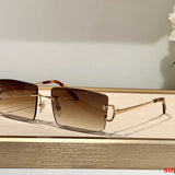 Angled view of Cartier unisex sunglasses