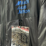 Side profile of Louis Vuitton luxury clothing with contemporary cut