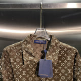 Back view of Louis Vuitton luxury clothing with streetwear-inspired cut