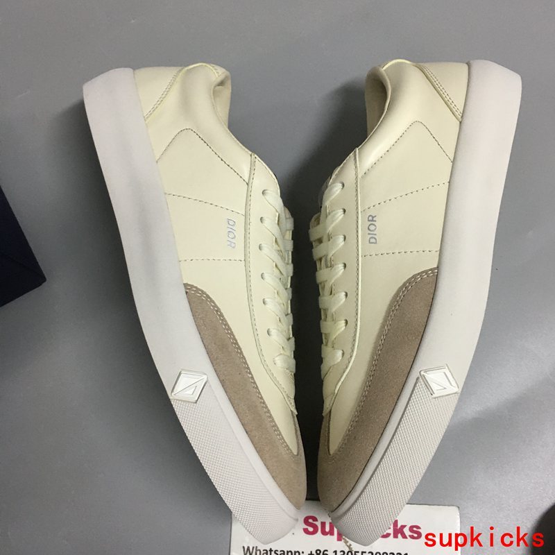 Dior Burgundy High-Top Sneakers - Angled View
