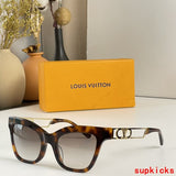 Side view of Louis Vuitton unisex sunglasses