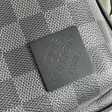 Back view of premium signature women's handbag – women's luxury accessory