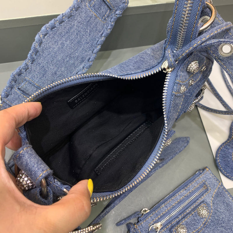 Structured Vegan Leather Handbag - Versatile Everyday Design | Women's Designer-Inspired Purse #357 - styled full view (image 7) of designer-inspired handbag