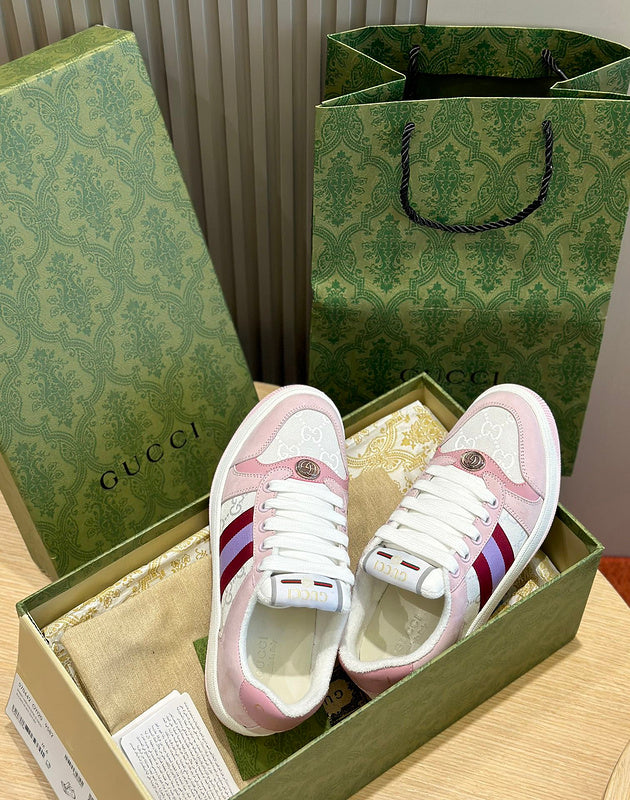 Gucci muted earth tones luxury sneakers view 10 everyday casual design