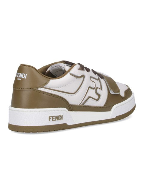 Close-up of Fendi athletic hardware and fine stitching