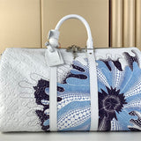  Sleek structured bag carried on shoulder 34