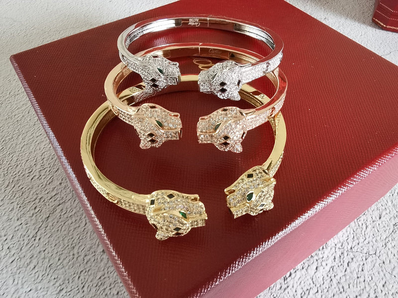 Angled view of Cartier unisex jewelry piece