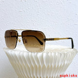 Close-up detail view of Louis Vuitton unisex sunglasses