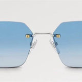 Front view of Louis Vuitton unisex sunglasses