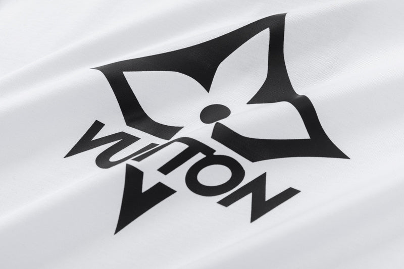 Flat lay presentation of Louis Vuitton cotton t-shirt with contemporary cut