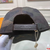 Close-up detail view of Louis Vuitton unisex cap