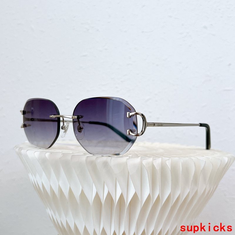 Angled view of Cartier unisex sunglasses