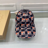 Close-up detail view of Burberry unisex cap