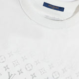 Flat lay presentation of Louis Vuitton luxury clothing with everyday silhouette