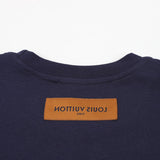 Side profile of Louis Vuitton cotton t-shirt with contemporary cut