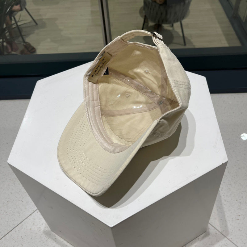 Side view of Burberry unisex cap
