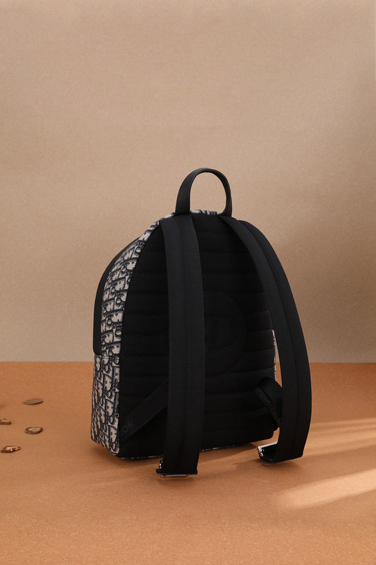 Back view of statement signature women's handbag – women's premium purse