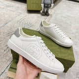 Gucci crisp white luxury sneakers view 6 everyday casual design