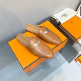 Hermès Beige Platform Sandals - Detail Shot of Craftsmanship