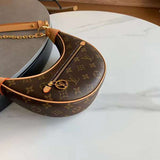 Close-up detail of sleek classic women's handbag – women's designer-style accessory