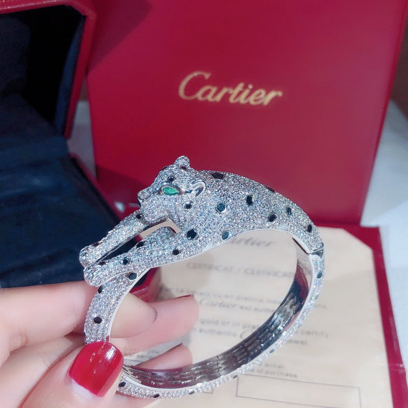 Side view of Cartier unisex jewelry piece