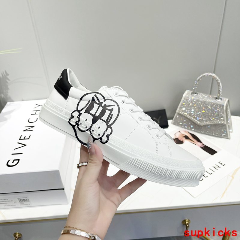 Givenchy Beige Loafer Flats - Heel Detail View