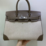 Close-up detail of tailored bag design
