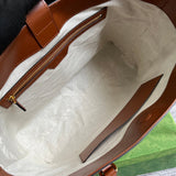 Close-up detail of modern everyday-luxe women's handbag – women's designer-style accessory