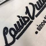 Front view of Louis Vuitton cotton t-shirt with runway-inspired design