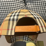 Front view of Burberry unisex cap