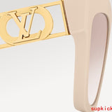 Lifestyle view of Louis Vuitton unisex sunglasses