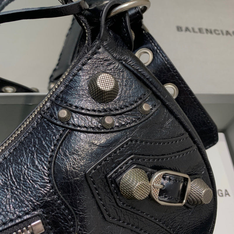 Modern Faux Leather Handbag - Modern Structured Build | Women's Luxury Handbag #375 - interior view (image 6) of designer-inspired handbag