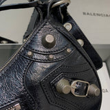 Modern Faux Leather Handbag - Modern Structured Build | Women's Luxury Handbag #375 - interior view (image 6) of designer-inspired handbag