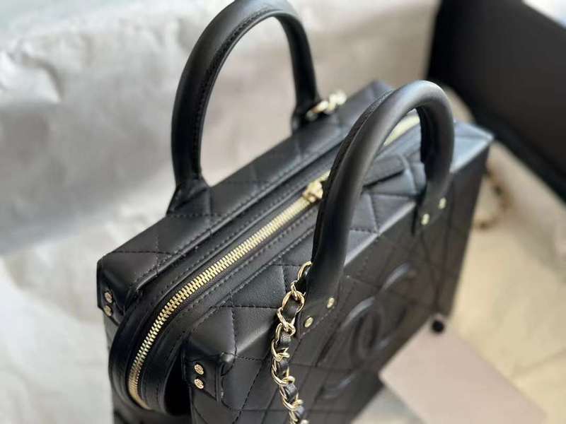 Zivas Charm Polished Finish Everyday Handbag (Elevated Daily Companion) – Back View