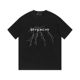 Front view of Givenchy luxury clothing with monogram-inspired silhouette